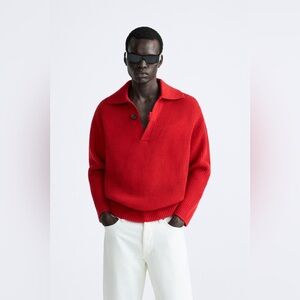 Zara Red Sweater